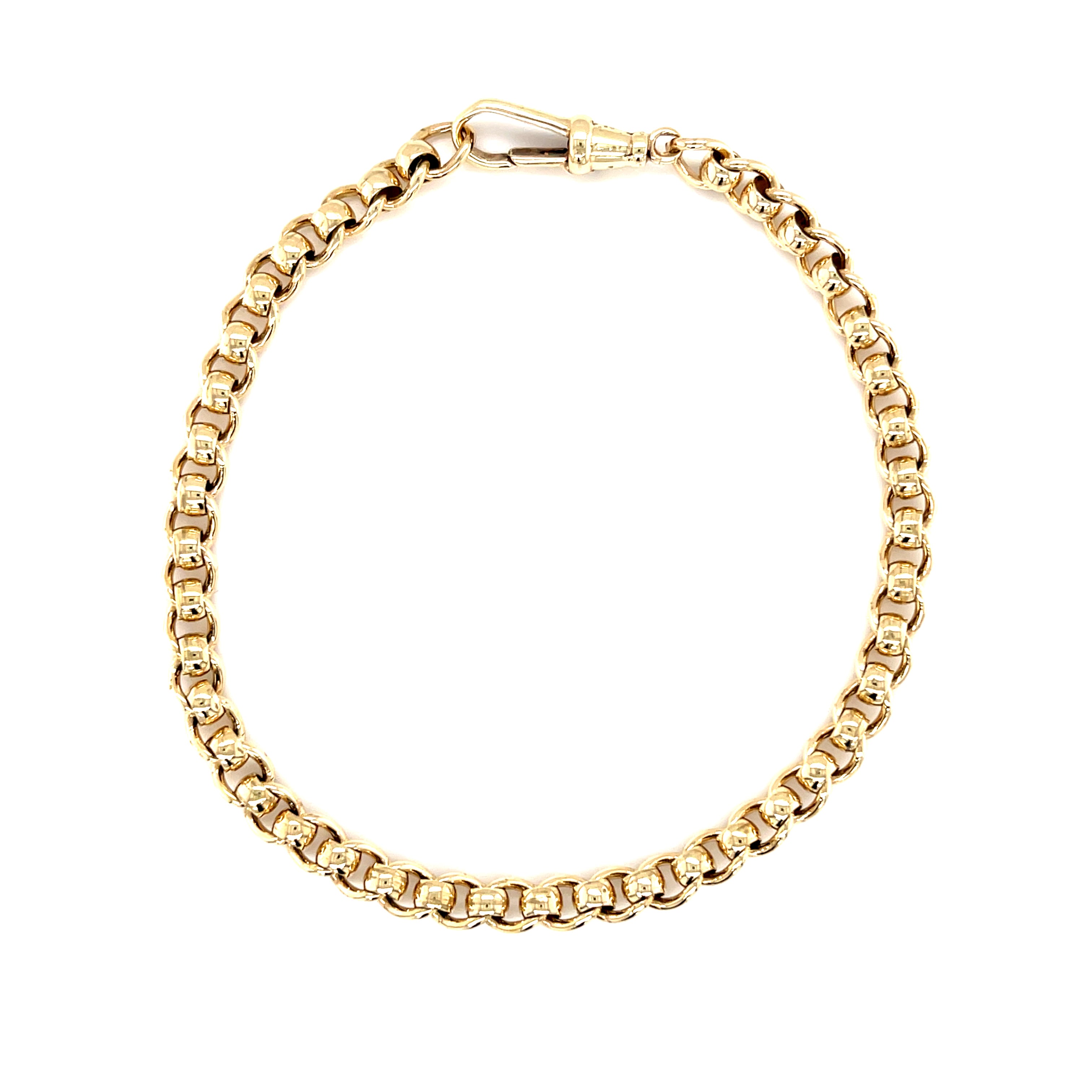 9ct Yellow Gold 8.5" Rollerball Bracelet - 13.50g SOLD