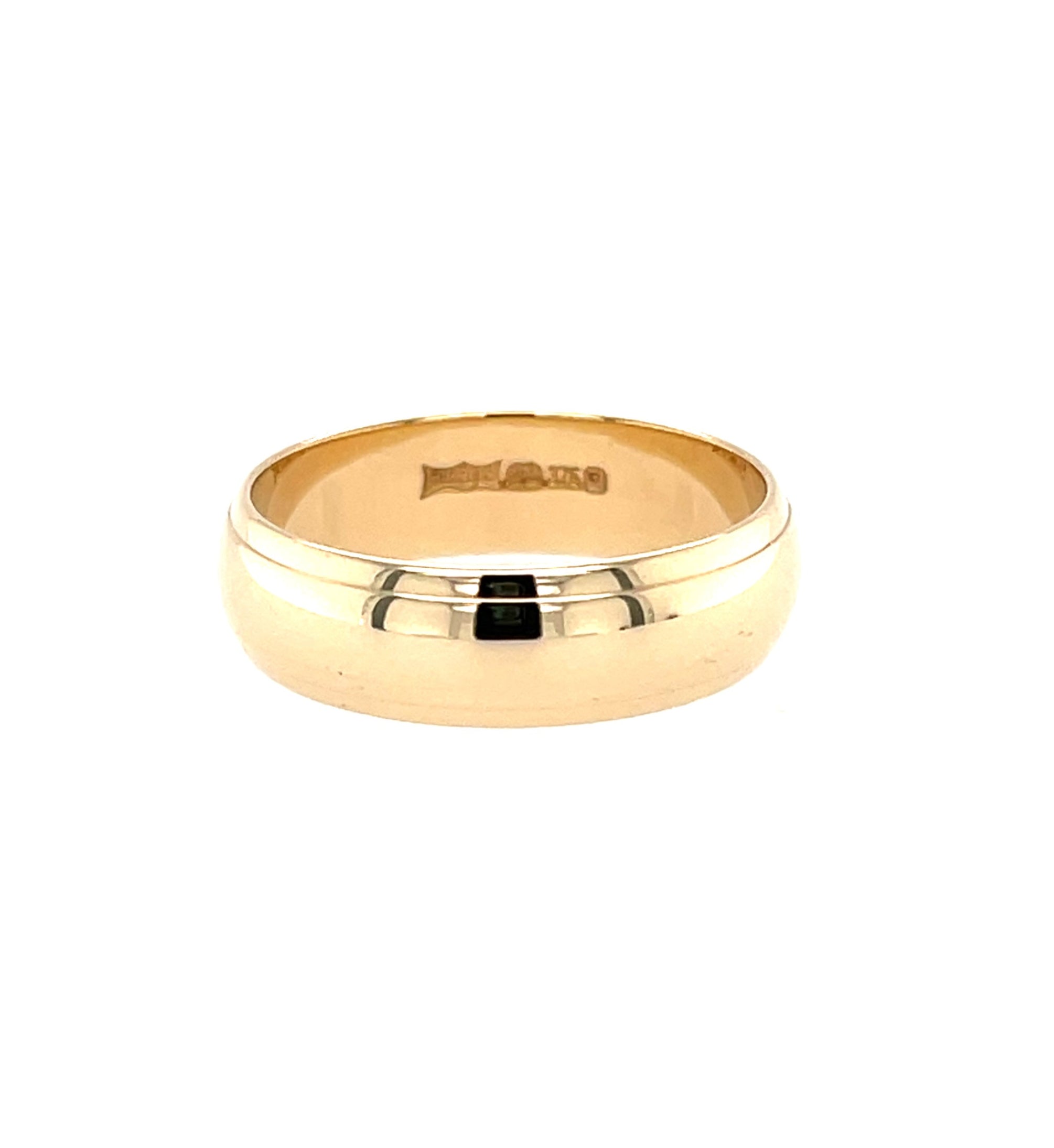 9ct Yellow Gold 5mm Wedding Band Berker Bros - Size L