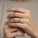 18ct White Gold 0.90ct Round Brilliant Cut Diamond Solitaire Engagement Ring