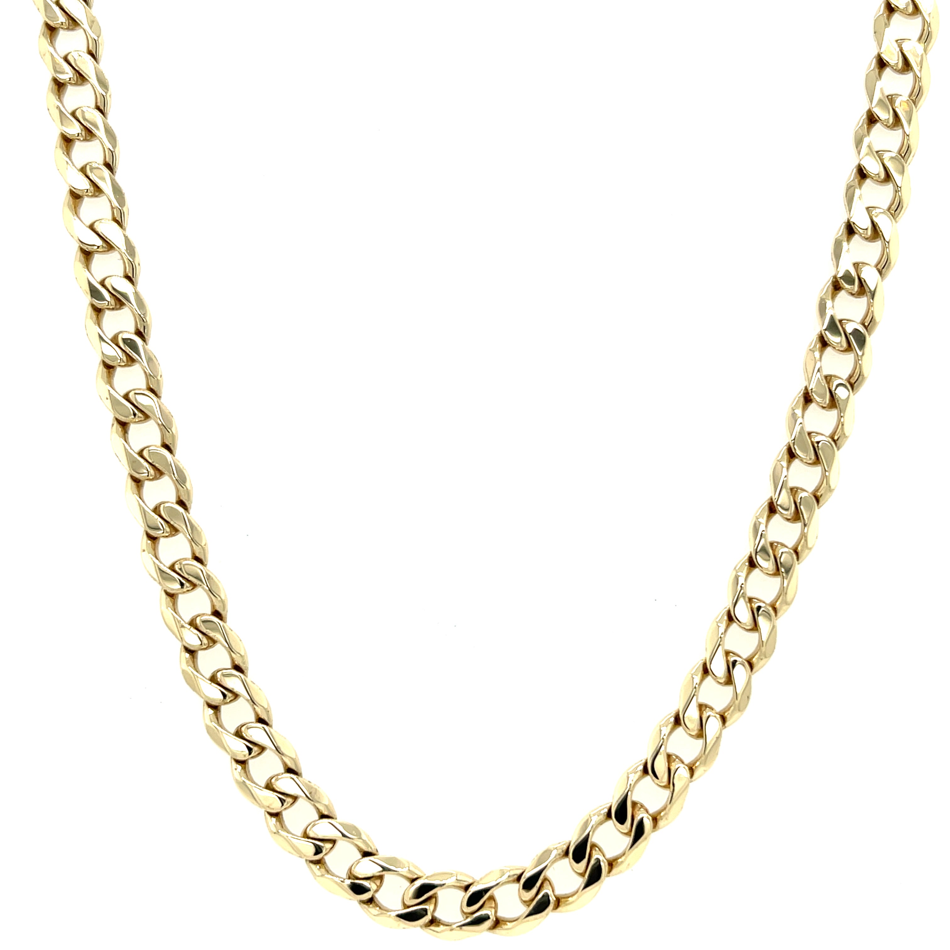 9ct Yellow Gold 20 Inch Curb Link Chain 27.40g