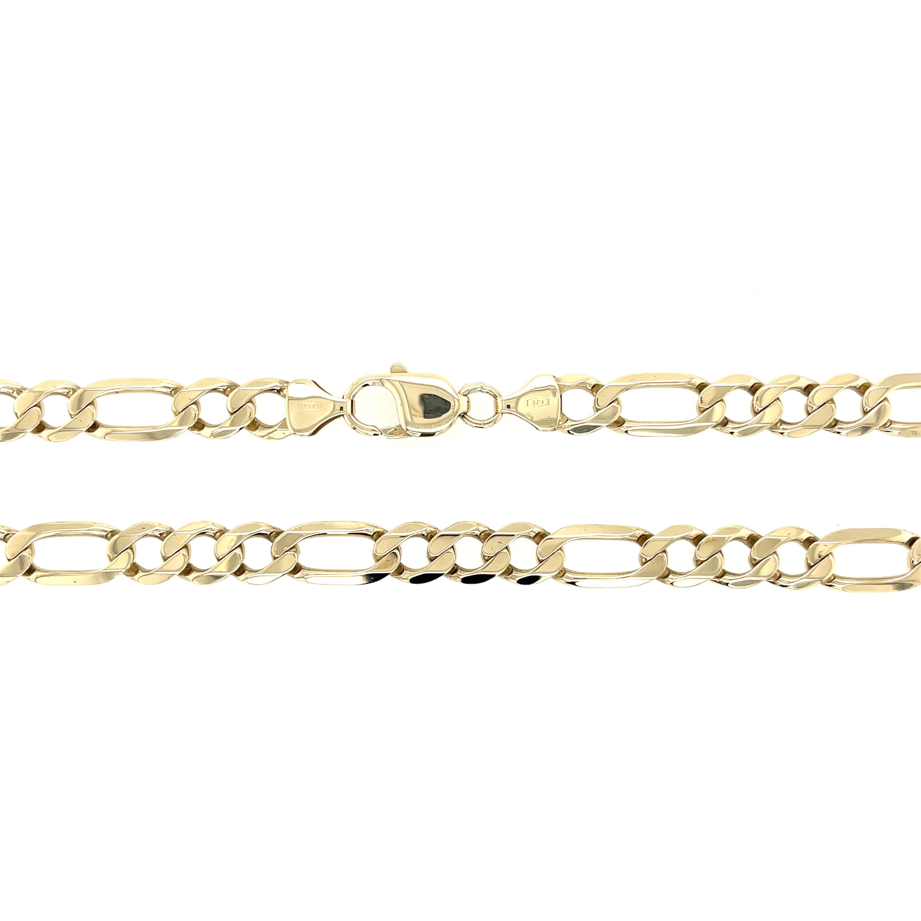 9ct Yellow Gold 24 Inch Figaro Link Chain - 42.88g SOLD