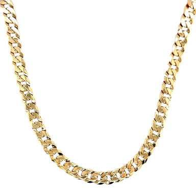 9ct Yellow Gold 20"/50cm Curb Link Chain Necklace - 31.44g