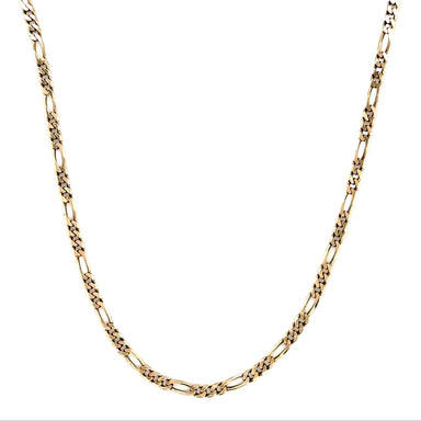 9ct Yellow Gold 24"/60cm Figaro Link Chain Necklace - 8.75g
