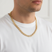 9ct Yellow Gold 24"/60cm Heavy Curb Chain Necklace - 91.15g