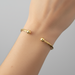 9ct Yellow Gold 7"/17.50cm Twisted Solid Torque Bangle - 8.60g
