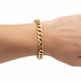 9ct Yellow Gold 8.75"/21.88cm Curb Link Bracelet - 26.63g