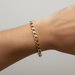 9ct Yellow Gold 8"/20cm Curb Link Bracelet - 8.60g
