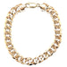 9ct Yellow Gold 9"/22.50cm Curb Link Bracelet - 27.42g