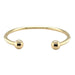 9ct Yellow Gold Solid 8"/20cm Torque Bangle - 24.02g