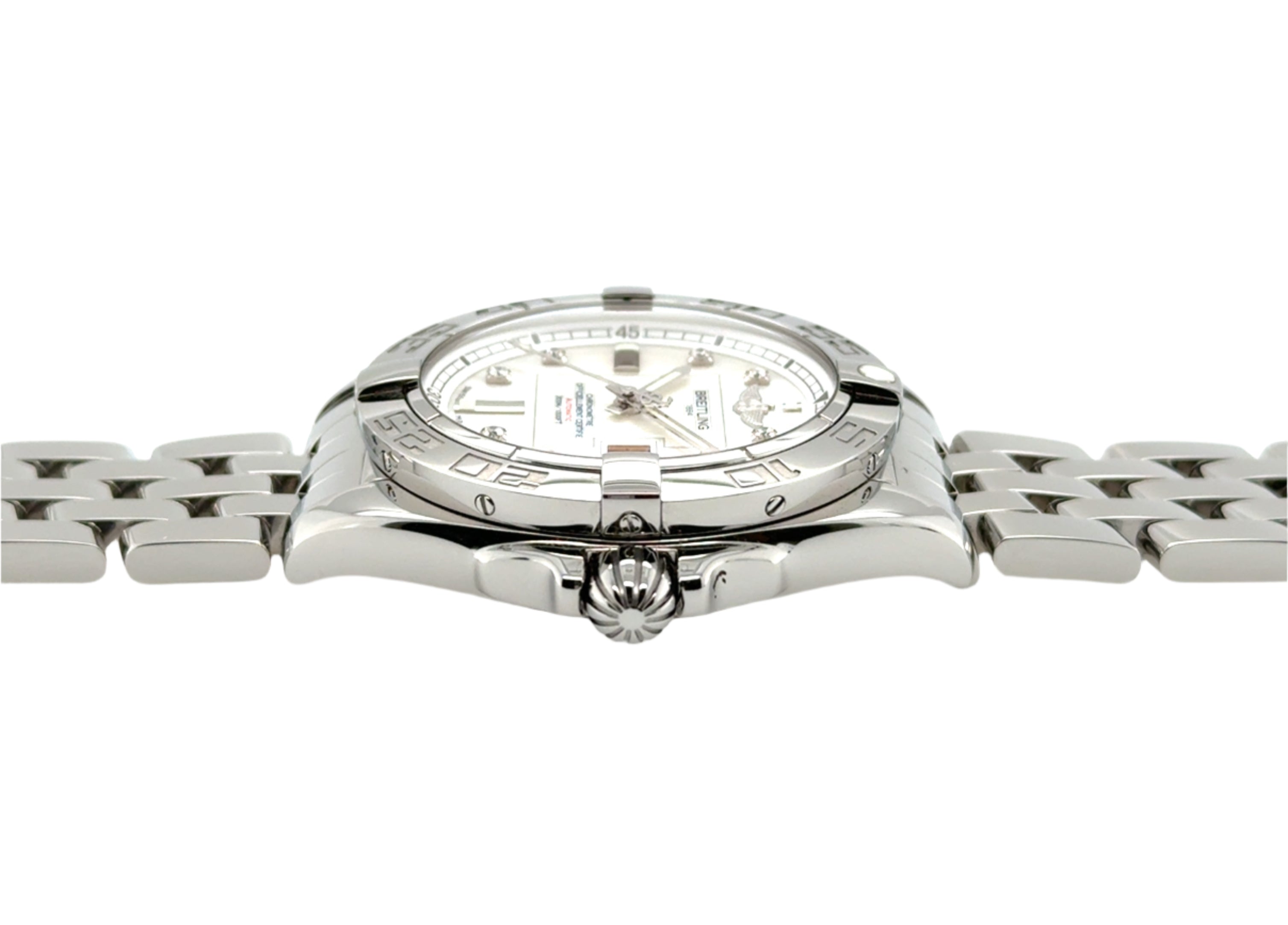 BREITLING Galactic 41 Diamond Watch A49350L2/A702 Box & Papers 2018 SOLD