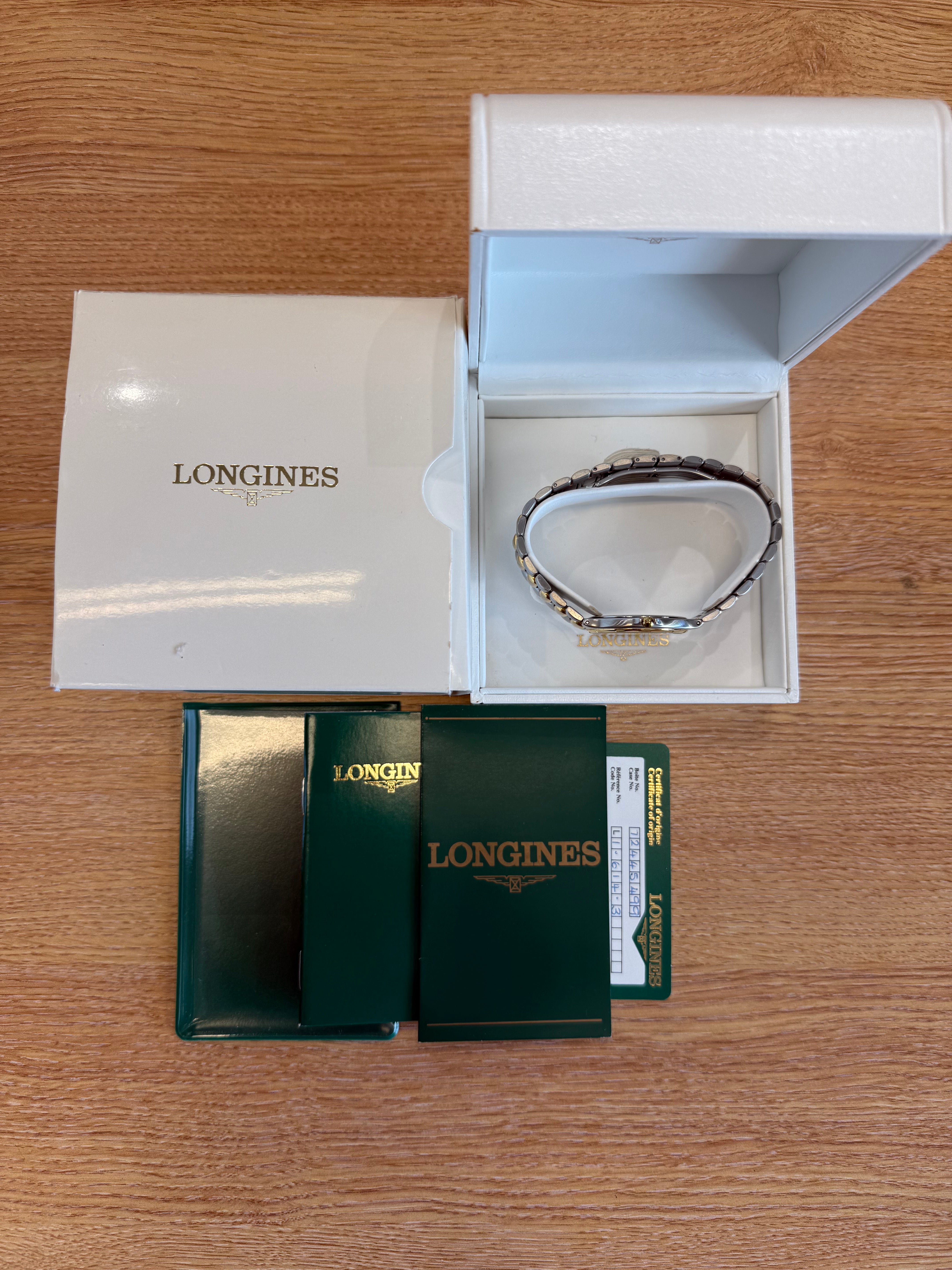 LONGINES Conquest L1.614.3 Watch Box & Papers Vintage 1996