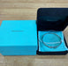 Tiffany & Co. White Gold Tiffany T Diamond Wire Bracelet Size Large 0.24ct 33450788