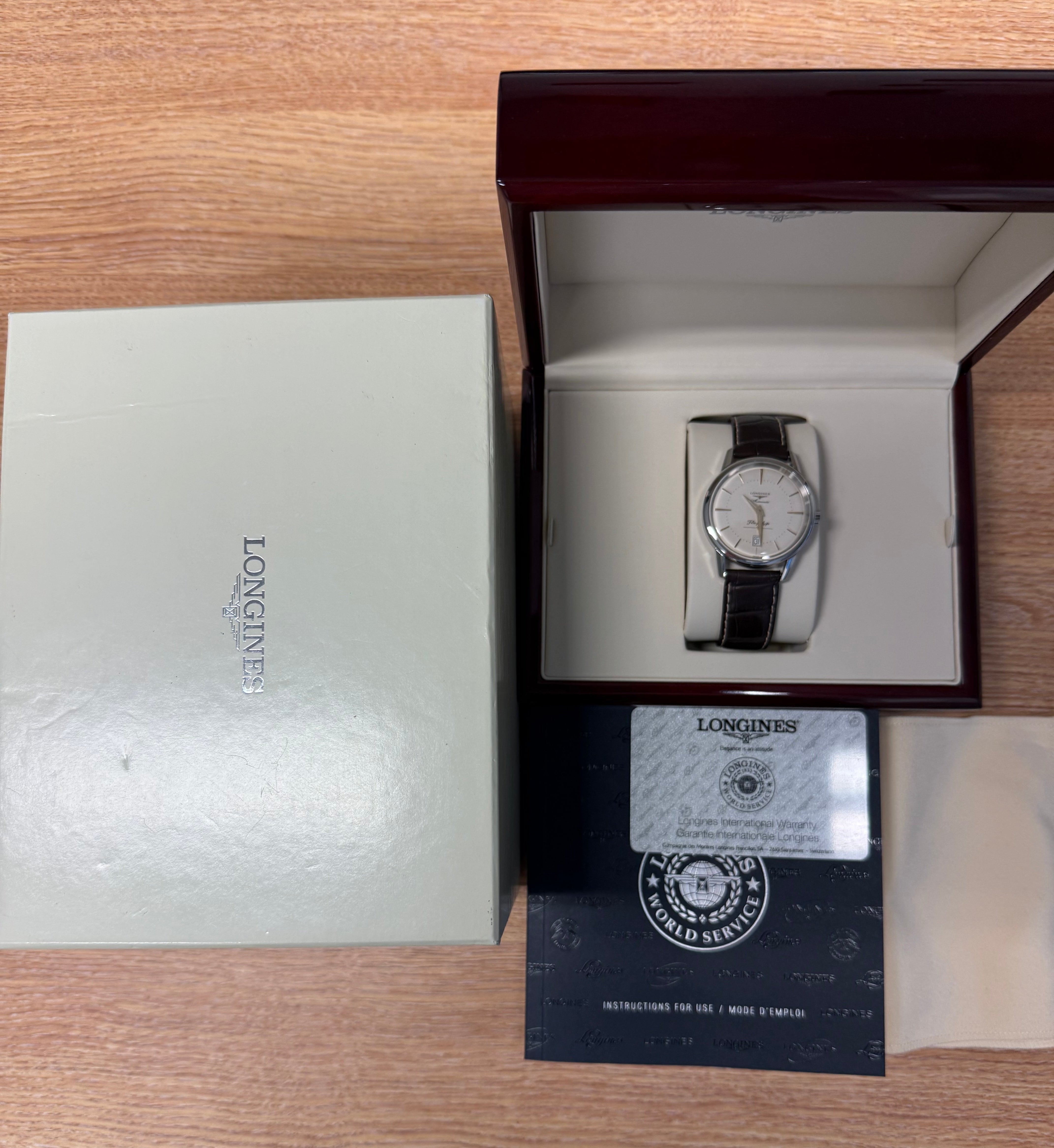 LONGINES Flagship Heritage Stainless Steel Automatic 39mm Watch L4.795.4.78.2