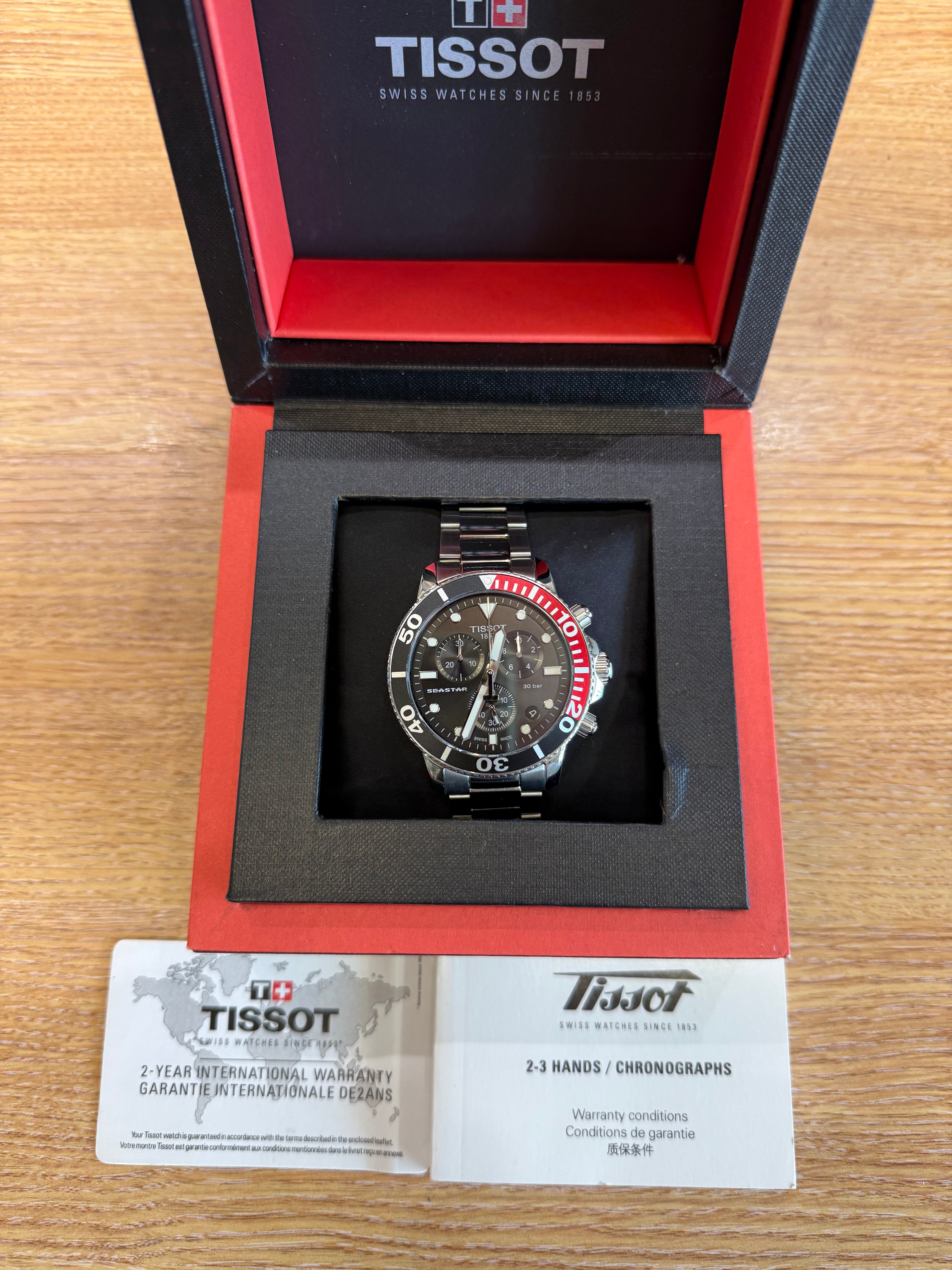 TISSOT Seastar 1000 Chronograph Quartz Watch T120.417.11.051.01