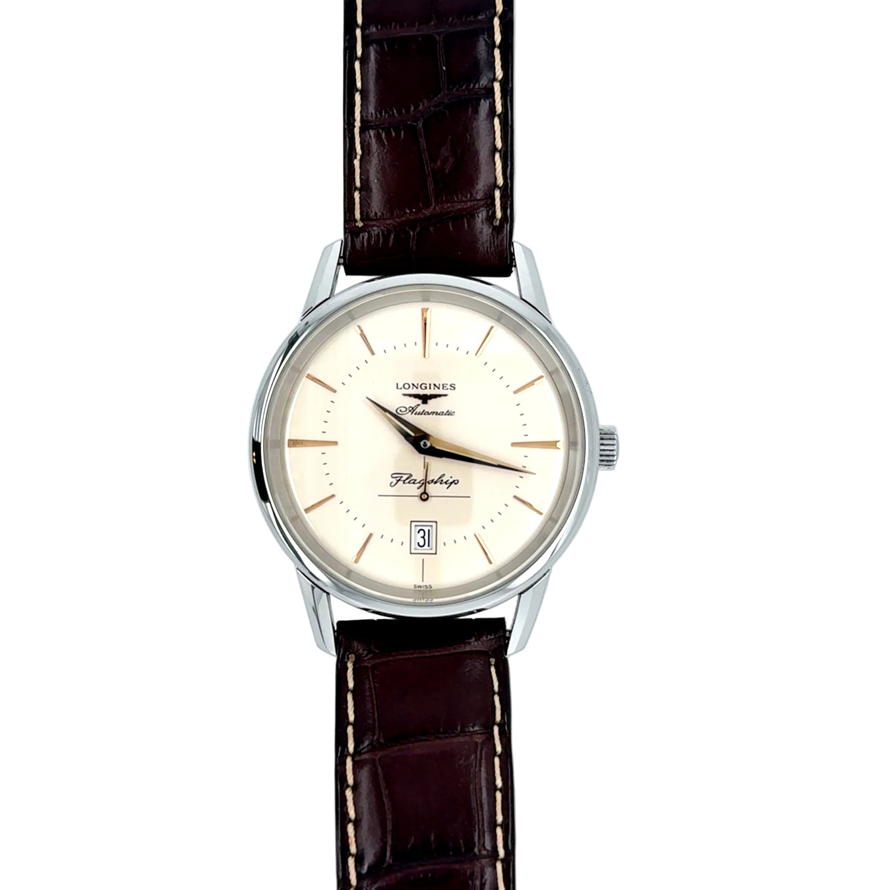 LONGINES Flagship Heritage Stainless Steel Automatic 39mm Watch L4.795.4.78.2