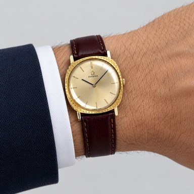 OMEGA 18ct Yellow Gold Calibre 620 Vintage 1960s Dress Watch