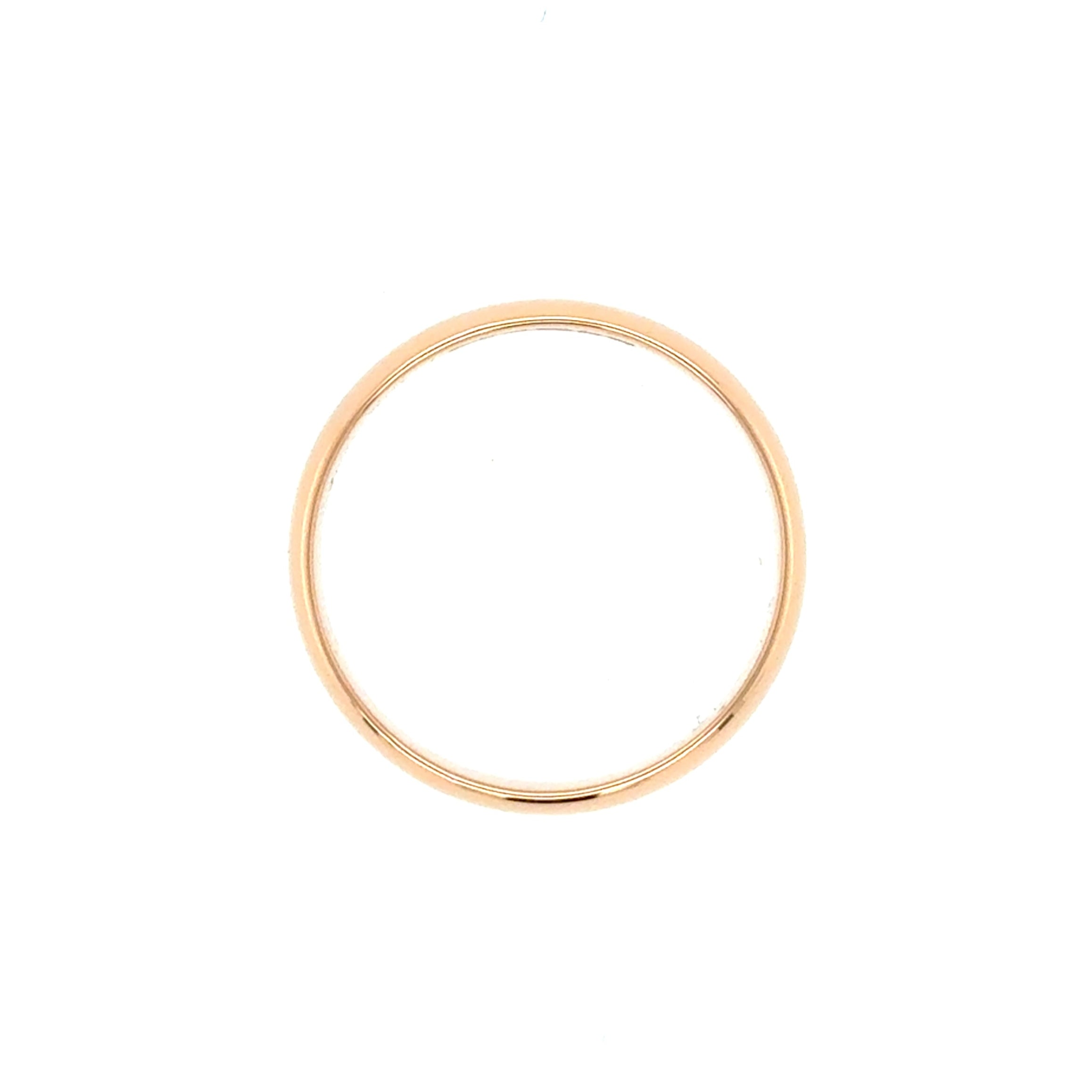 Late Victorian 22ct Gold 5mm Antique Wedding Band Size Q 1/2