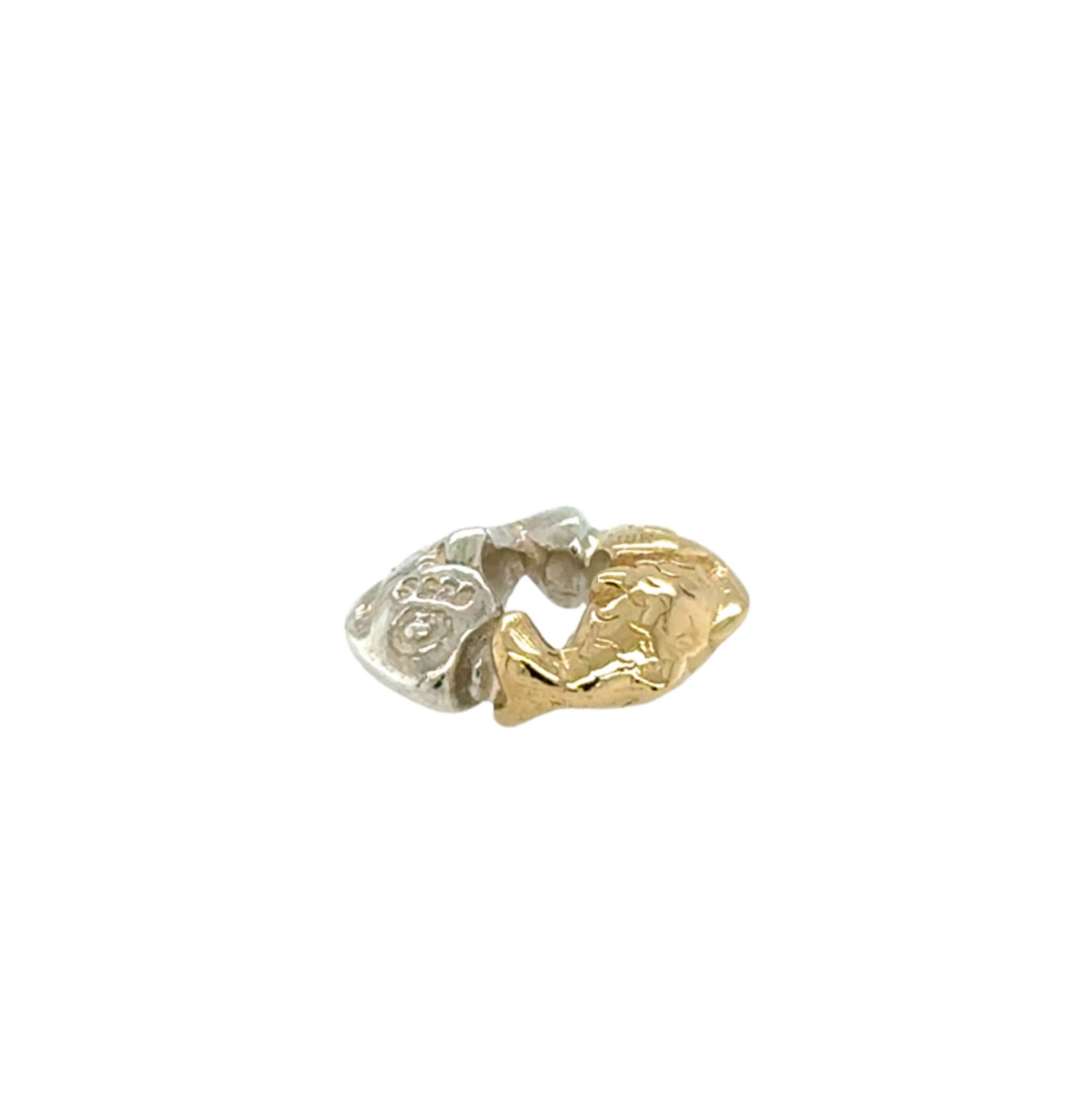 TROLLBEADS Happy Fish Bead Charm 18ct Gold & Silver TAGBE-00112