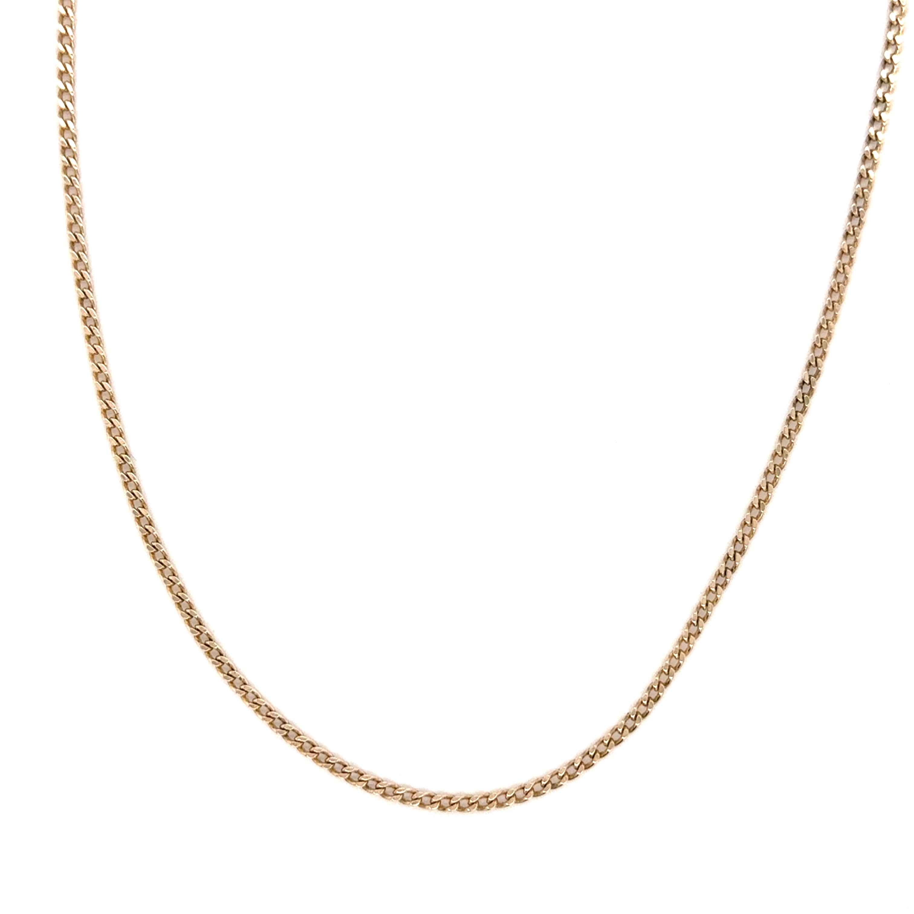 9ct Yellow Gold 24 Inch Curb Link Chain - 7.26g