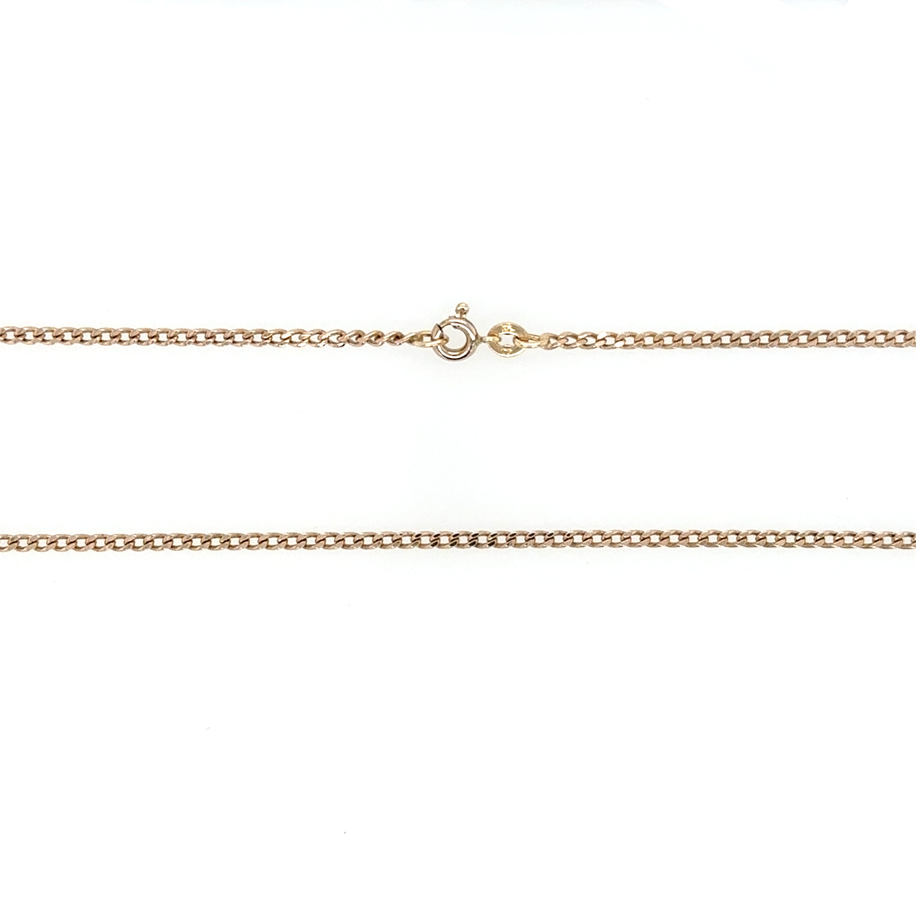 9ct Yellow Gold 24 Inch Curb Link Chain - 7.26g