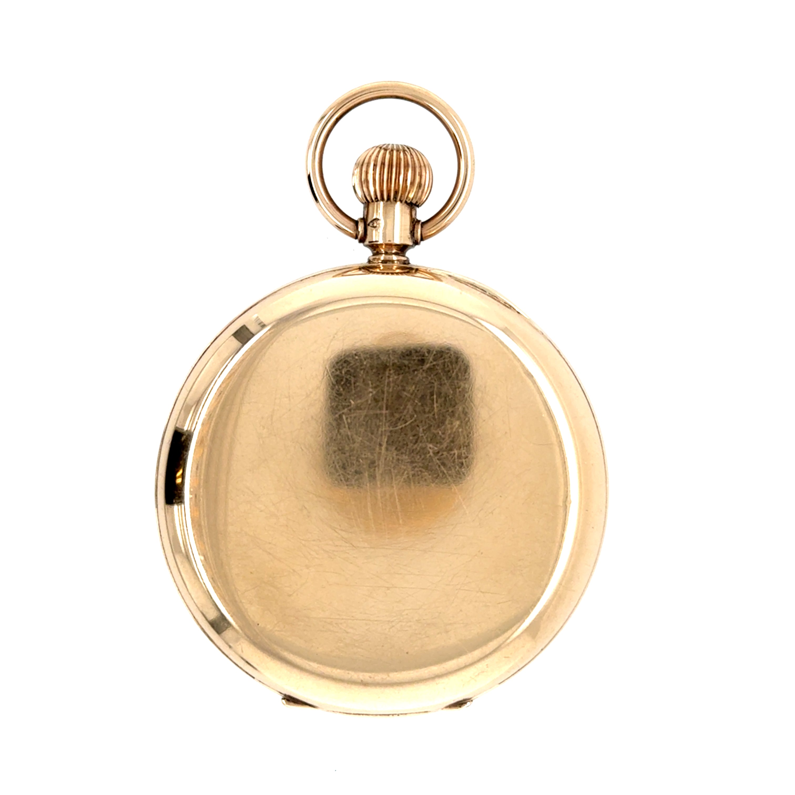 Antique 9ct Yellow Gold Open Face Pocket Watch Birmingham 1925 SOLD