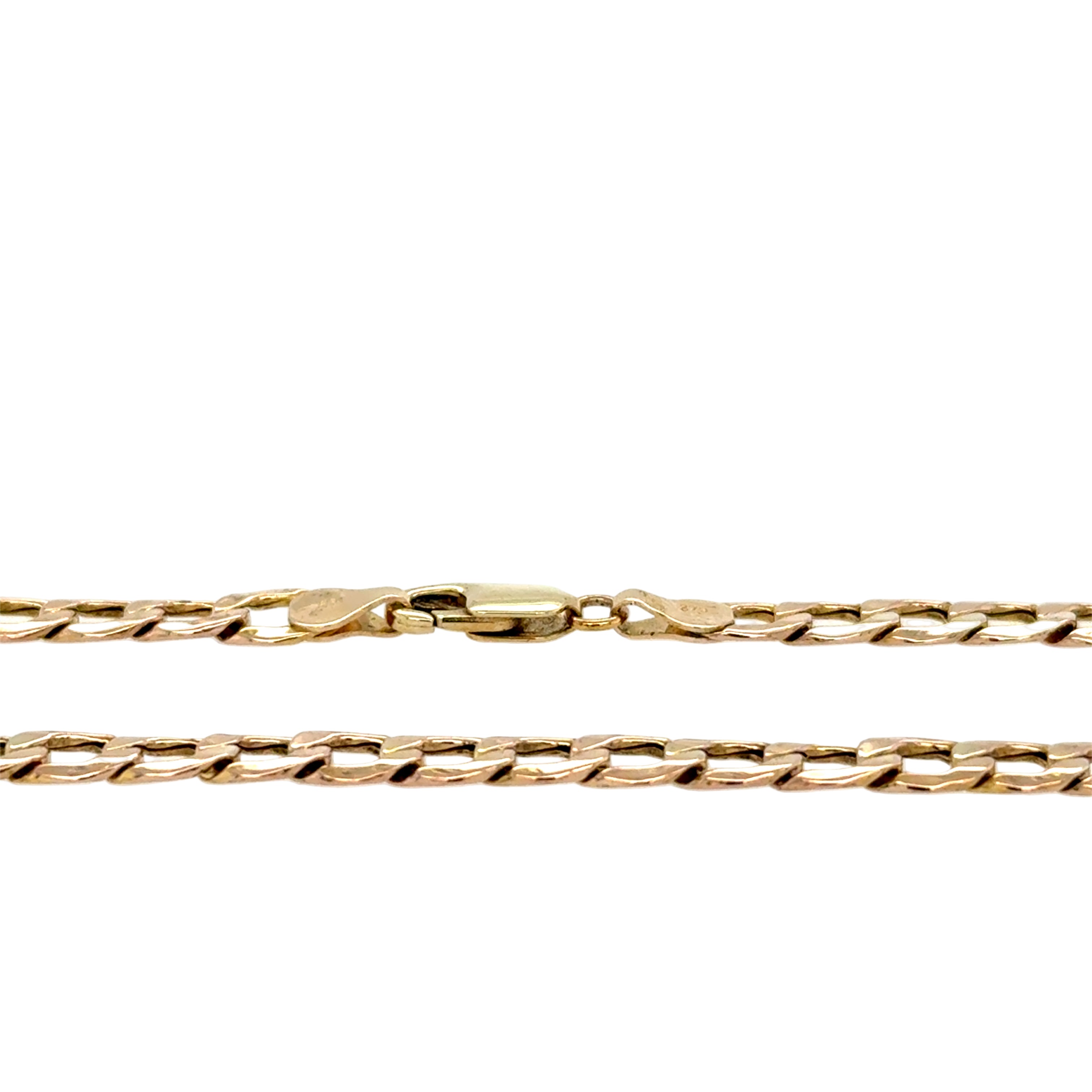 9ct Yellow Gold 18 Inch Hollow Curb Link Chain Necklace - 5.89g