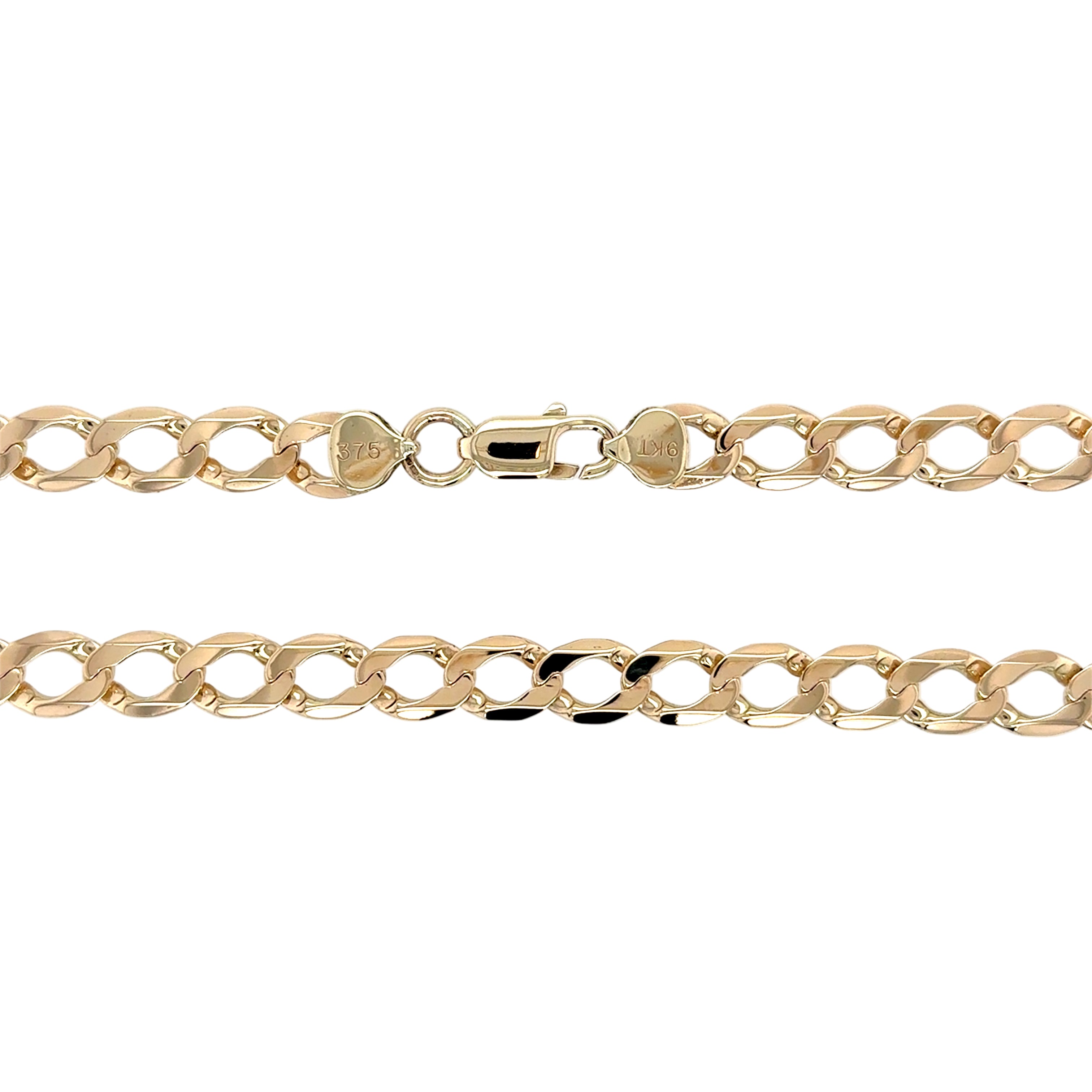 9ct Yellow Gold 23 Inch Curb Link Chain Necklace - 36.84g
