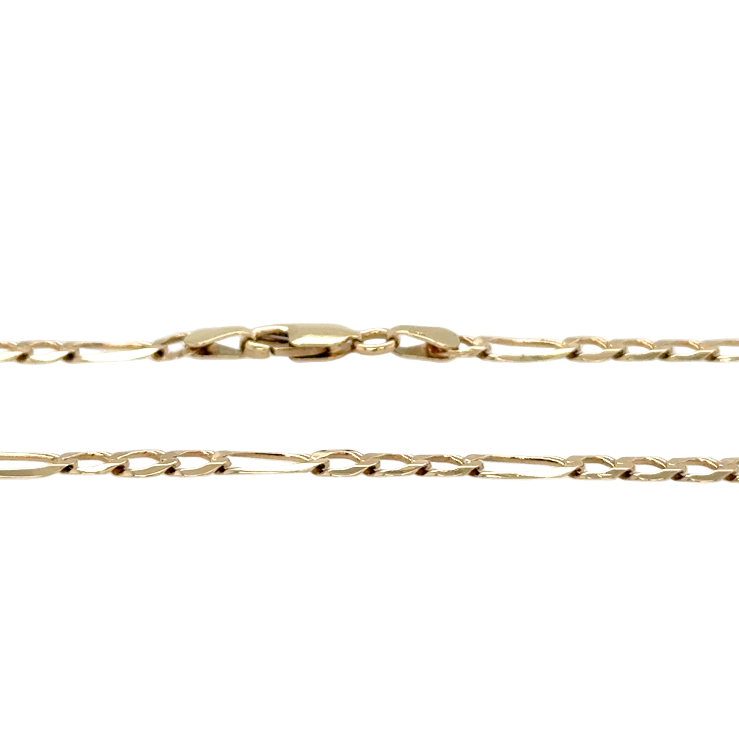 9ct Yellow Gold 20 Inch Figaro Link Chain - 6.03g