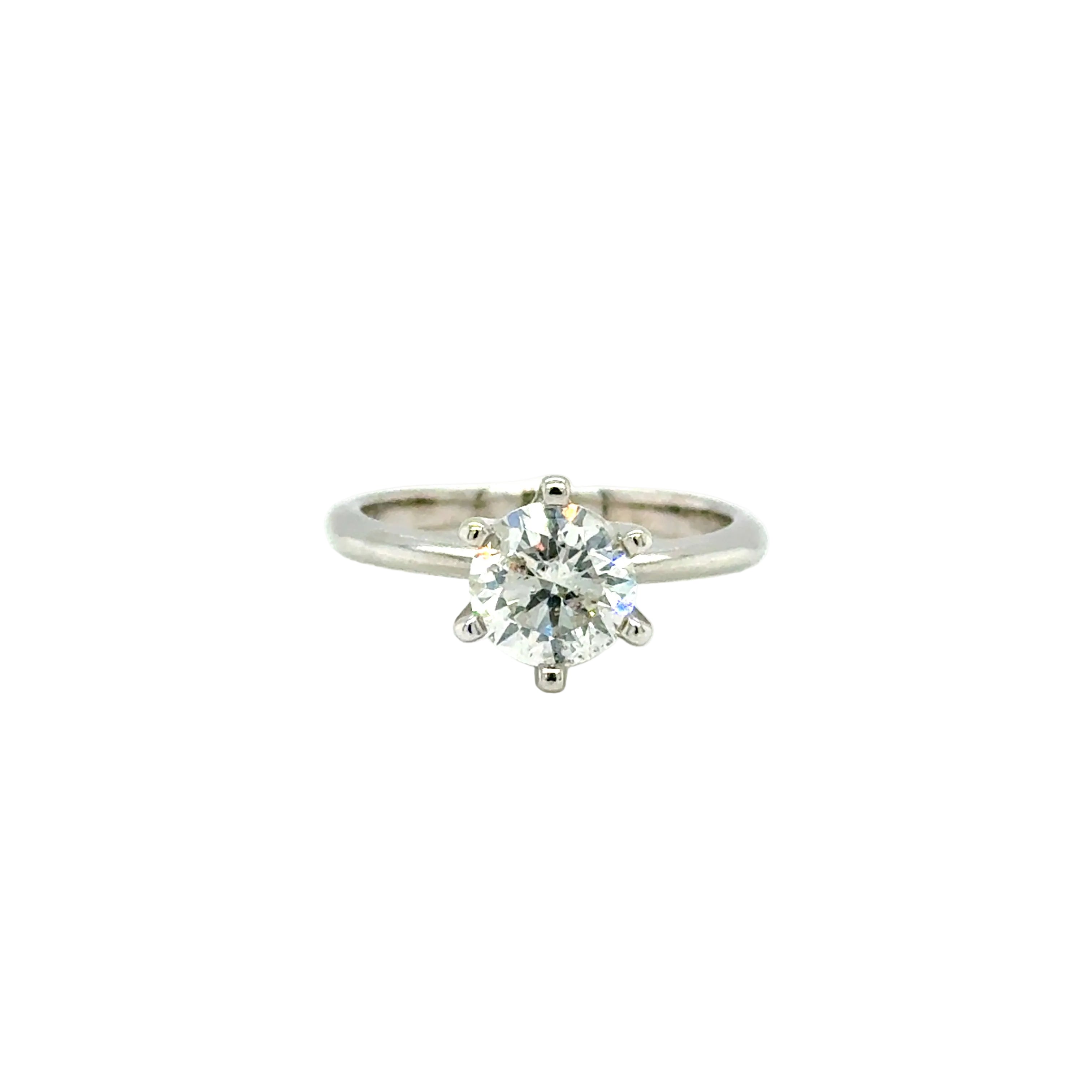 1.50ct Round Brilliant Cut Diamond Solitaire Ring 18ct White Gold
