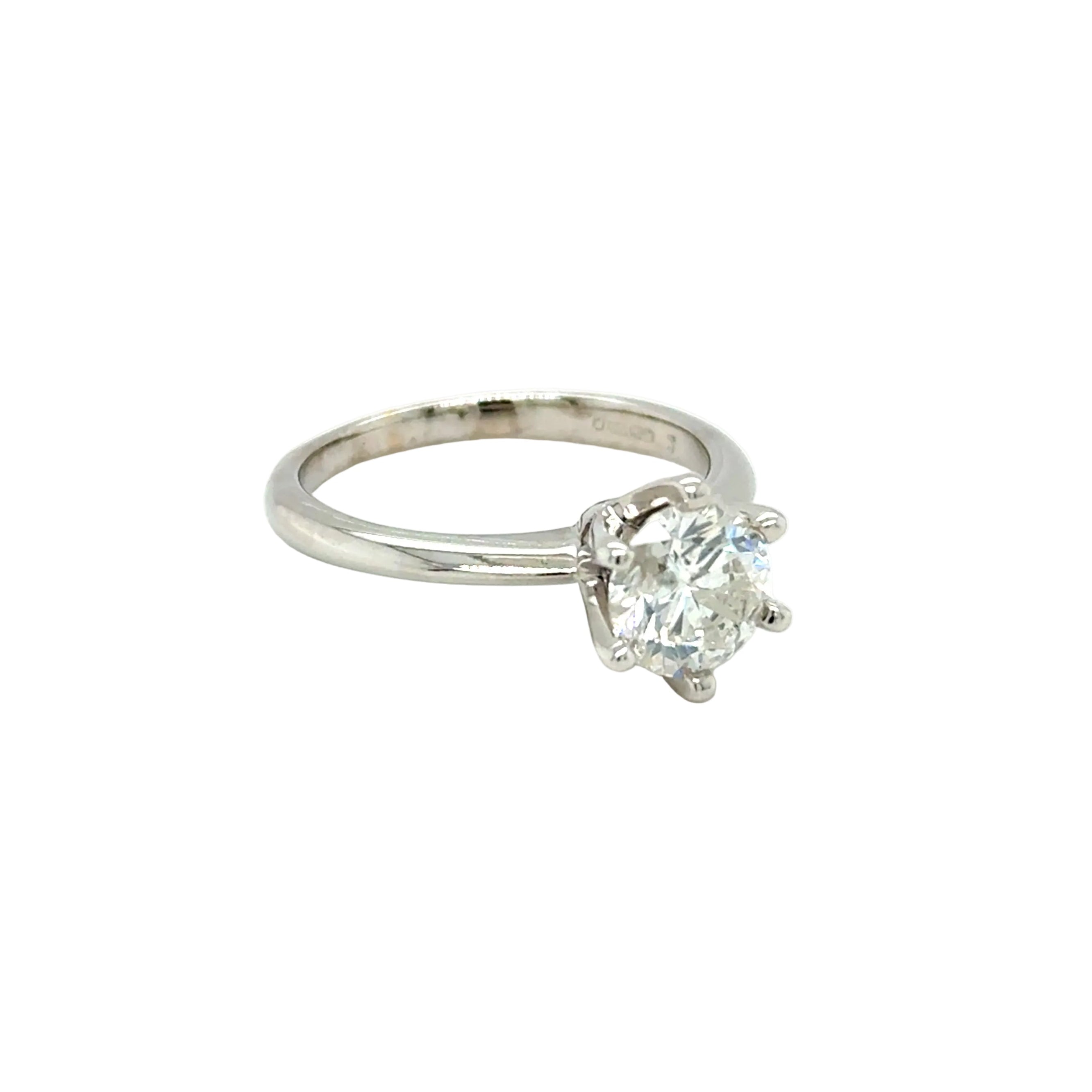 1.50ct Round Brilliant Cut Diamond Solitaire Ring 18ct White Gold