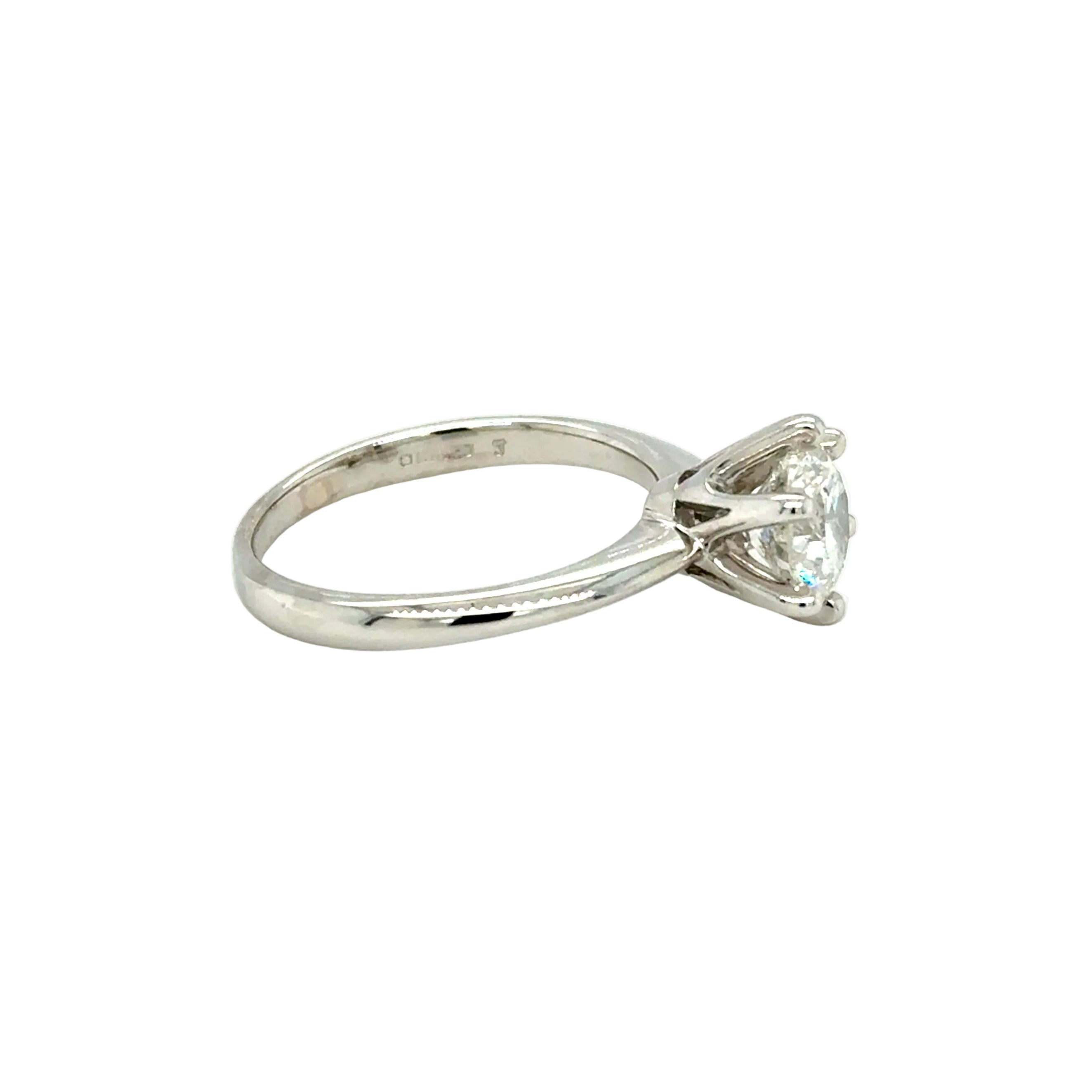 1.50ct Round Brilliant Cut Diamond Solitaire Ring 18ct White Gold