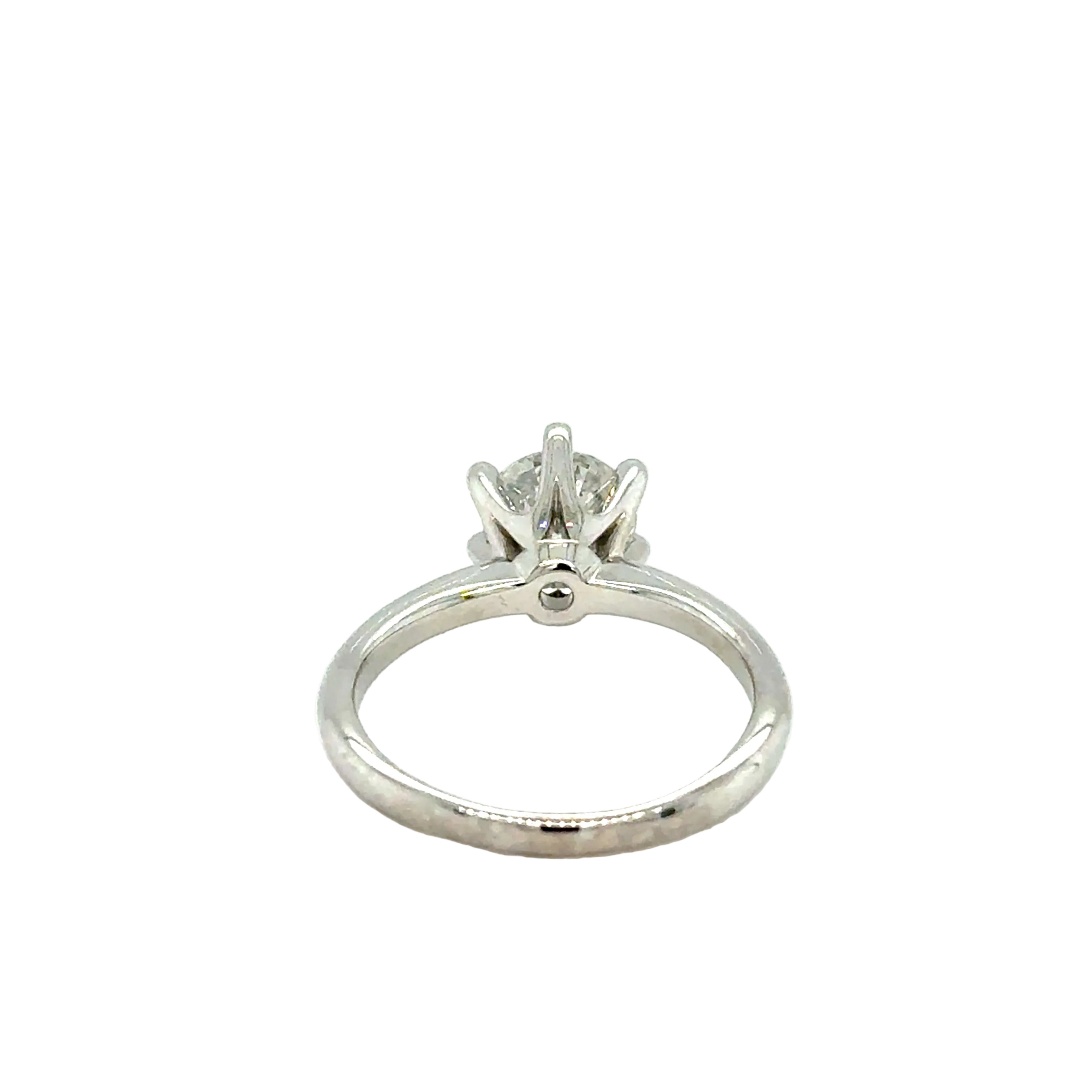 1.50ct Round Brilliant Cut Diamond Solitaire Ring 18ct White Gold