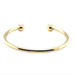 9ct Yellow Gold Solid 8"/20cm Torque Bangle - 24.02g