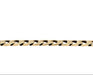 9ct Yellow Gold 9"/22.50cm Flat Edge Curb Link Bracelet - 20.56g