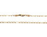 9ct Yellow Gold 22"/55cm Figaro Link Chain Necklace - 5.87g