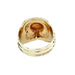 9ct Yellow Gold Horse Saddle Ring Size T - 11.83g