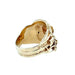 9ct Yellow Gold Horse Saddle Ring Size T - 11.83g