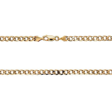 9ct Yellow Gold 20"/50cm Curb Link Chain Necklace - 14.26g