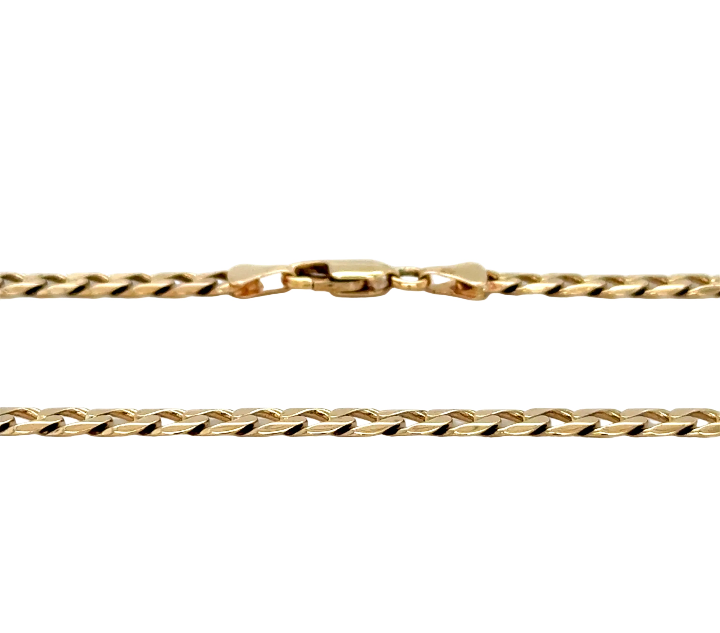 9ct Yellow Gold 20"/50cm Curb Link Chain Necklace - 14.26g