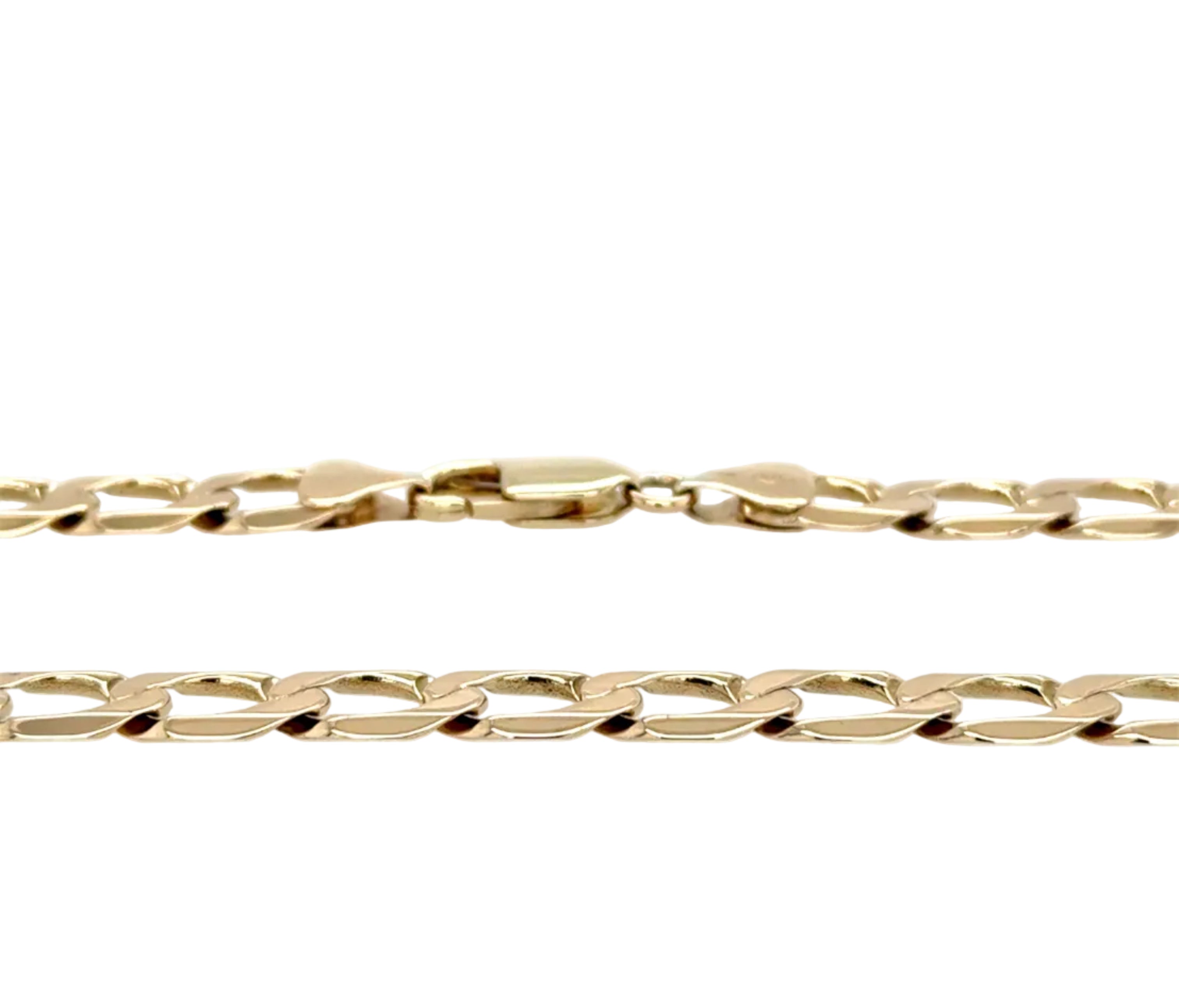 9ct Yellow Gold 22"/55cm Curb Link Chain Necklace - 26.80g