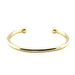 9ct Yellow Gold 7"/17.50cm Classic Solid Torque Bangle - 23.40g