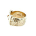 9ct Yellow Gold Vintage Heavyweight Belt Buckle Ring London 1988
