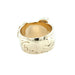 9ct Yellow Gold Vintage Heavyweight Belt Buckle Ring London 1988