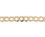 9ct Yellow Gold 8.75"/21.88cm Curb Link Bracelet - 26.63g