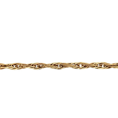 9ct Yellow Gold 7.5"/18.57cm Woven Link Bracelet - 9.20g