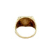 9ct Yellow Gold England Three Lions Shield Signet Ring - 5.20g