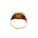 9ct Yellow Gold England Three Lions Shield Signet Ring - 6.71g