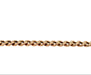 9ct Rose Gold 8.5"/21.25cm Hollow Curb Link Bracelet - 8.98g