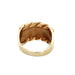 9ct Yellow Gold Four Row Keeper Ring Size T 1/2 - 15.04g