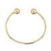 9ct Yellow Gold 7.5"/18.75cm Solid Torque Bangle - 17.67g